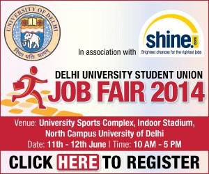 Delhi University Mega Job Fair 2014