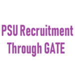 PSU Companies Recruitment Through Gate 2019 | Govt Jobs | Across India PSU Jobs GATE