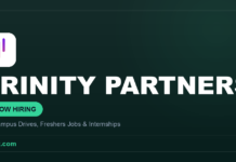 Trinity Partners Hiring 2026 | Junior Associate Trinity Partners is hiring — off-campus drives, freshers jobs and internships in India