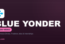 Blue Yonder Hiring 2026 | Associate Support Engineer Blue Yonder is hiring — off-campus drives, freshers jobs and internships in India