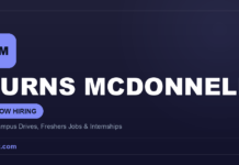 Burns McDonnell Off Campus Drive | Junior Assistant | 2027 Batch Burns McDonnell is hiring — off-campus drives, freshers jobs and internships in India
